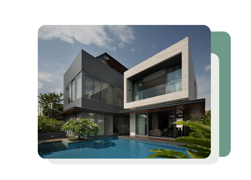 طراحی و نقشه کشی ویلا مدرن